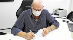 Rueda, presidente do Santos (Foto: PEDRO ERNESTO GUERRA AZEVEDO/Santos FC)