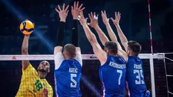 Lucarelli ataca contra rivais — Foto: Divulgação/FIVB