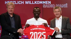 Mané foi apresentado no Bayern de Munique nesta quarta-feira (22)