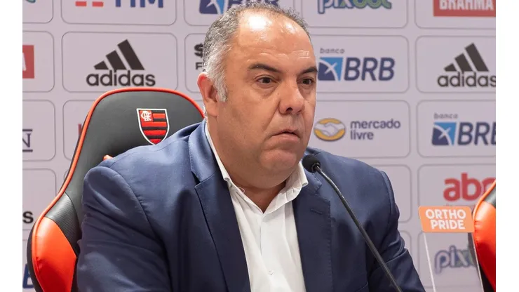 Foto: Alexandre Vidal / Flamengo - Marcos Braz tratou de atualizar tema: Flamengo ainda não desistiu de manter Andreas no elenco