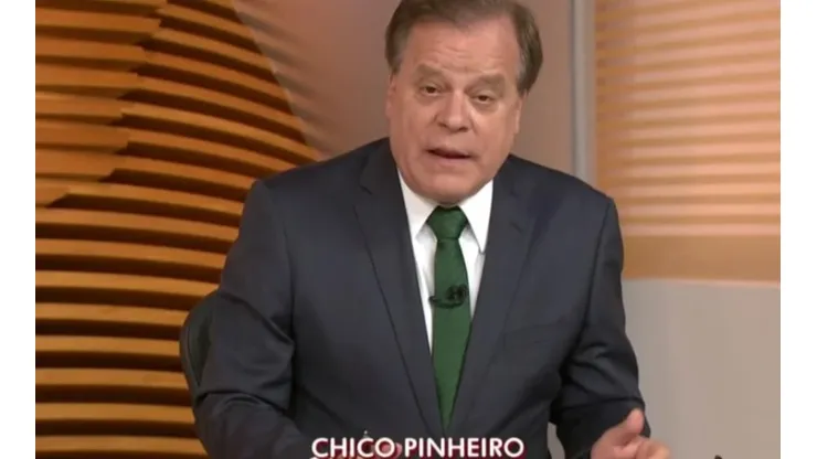 Foto: Reprodução/TV Globo - Chico Pinheiro se diz contra possível chegada de Renato Gaúcho ao Atlético