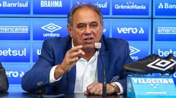 Foto: Lucas Uebel/Grêmio/Divulgação - Denis Abrahão: dirigente descartou a contratação de defensor