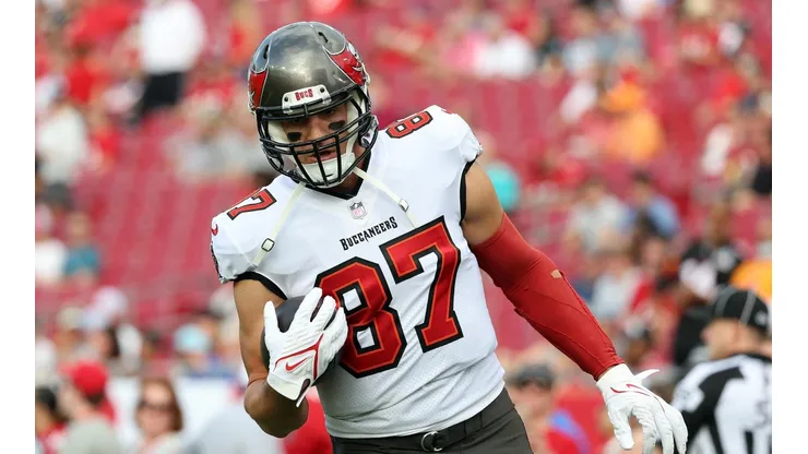 Mike Ehrmann/Getty Images - "Gronko" em ação pelo Tampa Bay