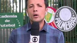 André Hernán trouxe informação do Palmeiras (Foto: Reprodução/TV Globo)