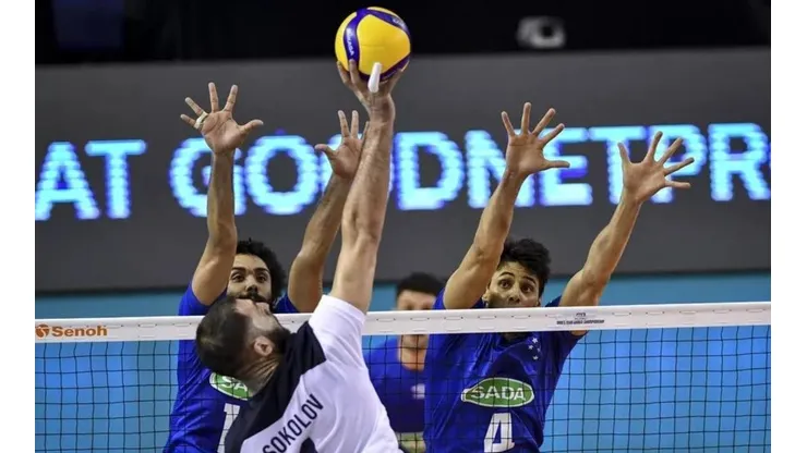 Cruzeiro x Zenit Kazan, Mundial de clubes de vôlei — Foto: Divulgação Cruzeiro