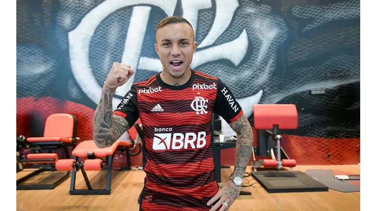 Foto: Alexandre Vidal / Flamengo | Cebolinha é o reforço mais recente anunciado pelo Flamengo