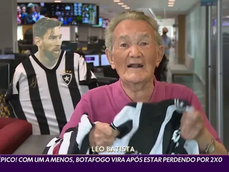 AO VIVO! Léo Batista fala o que pensa sobre polêmica em Inter x Botafogo e deixa recado