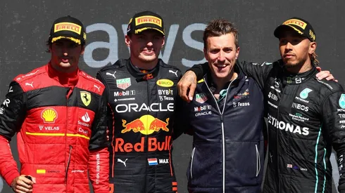 Clive Rose/Getty Images - Pódio do GP do Canadá