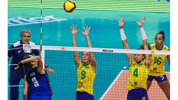 Brasil x Itália pela Liga das Nações - Foto: Divulgação FIVB