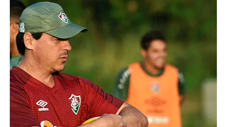 Foto: Mailson Santa/Fluminese FC/Divulgação - Diniz: gostou da atuação de meio-campista do Tricolor
