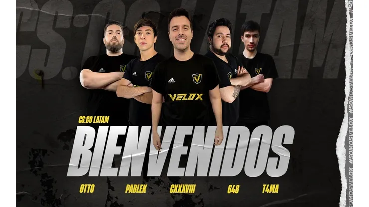 Emiliano Rigoni, do São Paulo, anuncia a nova line-up de CS:GO da Velox