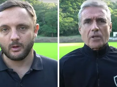 Mazzuco e Castro tomam à frente e mandam recado após susto na invasão do CT do Botafogo