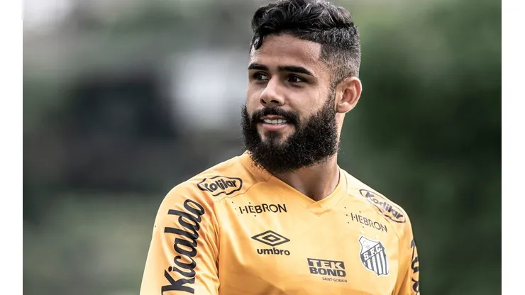 Foto: Ivan Storti/Santos FC - Felipe Jonatan pode render boa quantia aos cofres do Ceará em caso de venda em definitivo