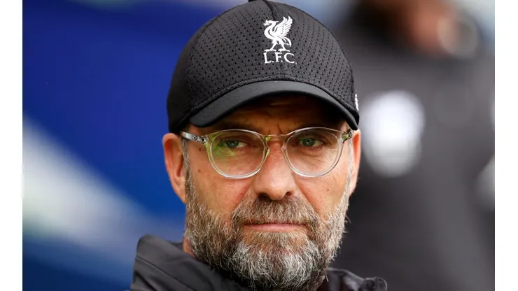 Ian MacNicol / Correspondente - Getty Images - Klopp quer 'fisgar' meia do Bragantino.
