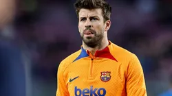 Getty Images / NurPhoto / Colaborador - Piqué em aquecimento pelo Barça.