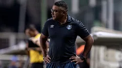 Foto: (Marcelo Jacques Alvarenga/Grêmio FBPA) - Roger Machado cogitou realizar uma mudança na equipe titular do Grêmio para os próximos jogos