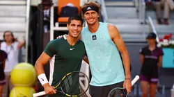 Clive Brunskill/Getty Images - Alcaraz e Zverev disputam a final do Masters 1000 de Madrid