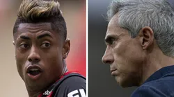 Fotos: Jorge Rodrigues/AGIF - Bruno Henrique se estranhou com Paulo Sousa em um dos exemplos de como técnico tem problemas com elenco do Mengão