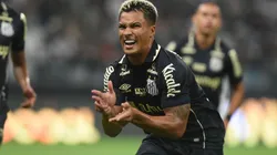 Foto: Ivan Storti/Santos FC - Torcedores do Santos imaginam dupla Alan Patrick e Marcos Leonardo (foto) em 2022
