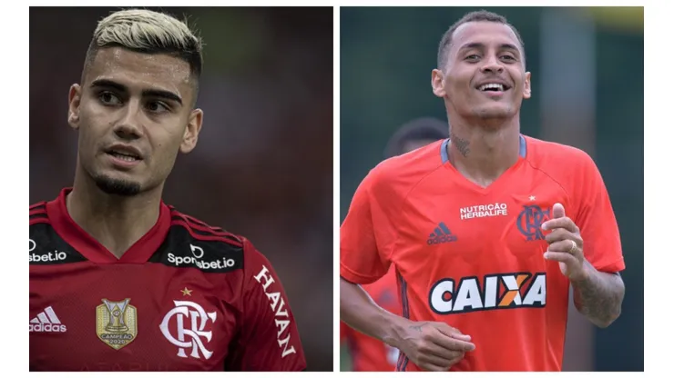 Montagem: fotos de Jorge Rodrigues e Pedro Martins/AGIF - Paulo Sousa fez pedidos à direção do Flamengo, desde compra de Andreas Pereira e meia. Alan Patrick foi consultado
