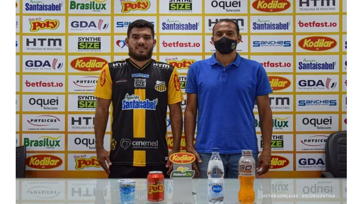 Victor Gonçalves/Grêmio Novorizontino - Bruno Silva, atacante do Novorizontino