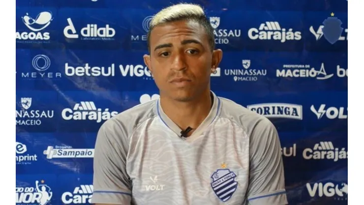 Luiz Henrique revela ter seu caminho ligado ao CSA desde sua infância e vibra:"Feliz de estar aqui"