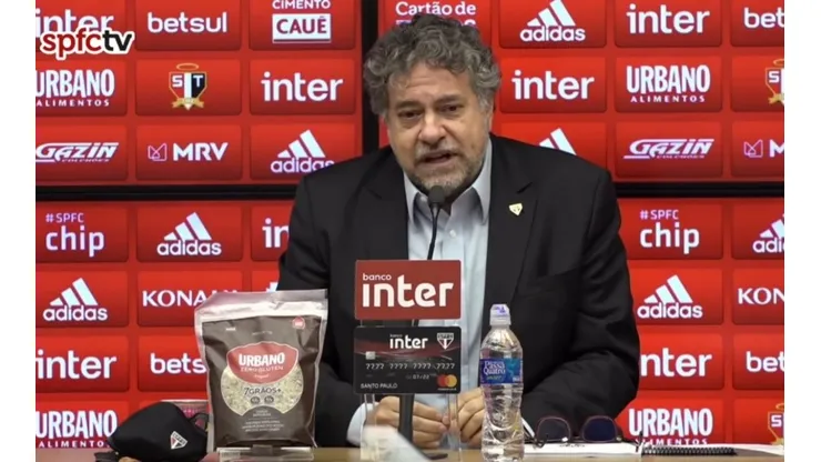 Foto: Reprodução SPFC TV/YouTube | Julio Casares é avisado e São Paulo pode faturar bolada em negociações