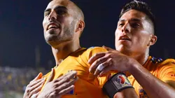 Foto: Azael Rodriguez/Getty Images - Salcedo (à dir.) foi um dos algozes do Palmeiras na semifinal do Mundial de 2021 diante do Tigres