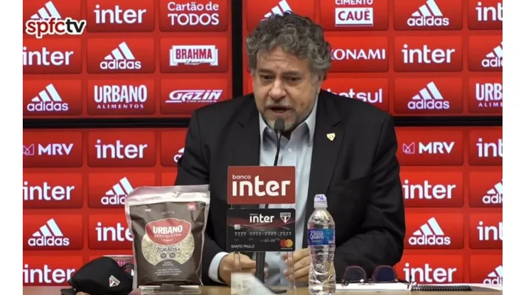 Foto: Reprodução SPFC TV/YouTube | Casares fica perto de assinar com medalhão