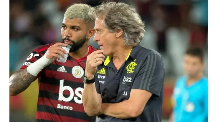 Foto: Alexandre Vidal/CRF - Gabigol e outros jogadores do Flamengo ainda querem JJ de volta em vez de Paulo Sousa em 2022