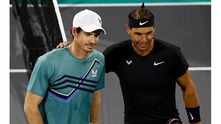 Murray e Nadal se encontraram hoje em torneio exibição