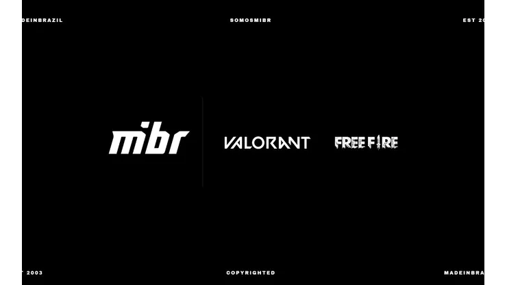 MIBR anuncia entrada no cenário de Free Fire e VALORANT