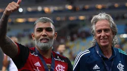 Foto: Buda Mendes/Getty Images/Brasil - Jorge Jesus ao lado de Gabigol