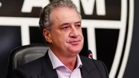 Foto: Twitter/Atlético-MG - O presidente falou sobre a permanência do centroavante na equipe