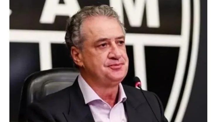 Foto: Twitter/Atlético-MG - O presidente falou sobre a permanência do centroavante na equipe