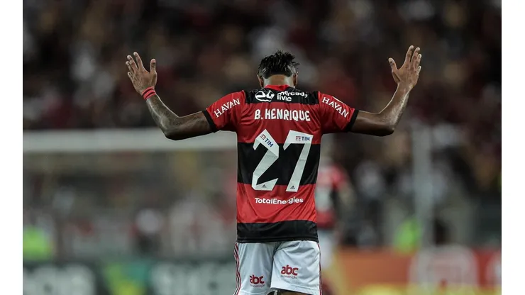 Bruno Henrique, do Flamengo (Foto: Thiago Ribeiro/AGIF)
