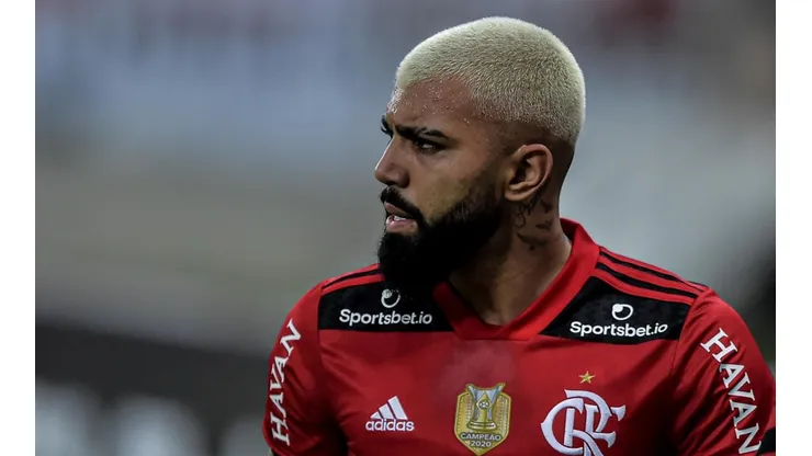 Gabigol diz que não vai tolerar as agressões que sua família após derrota para o Athletico (Foto: Thiago Ribeiro/AGIF)