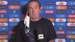 Cuca diz que não se ilude com vantagem do Atlético-MG na liderança: "No meu ponto de vista, é uma diferença curta". (Foto: Globo)