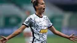 Gabi Portilho, autora do gol da vitória corintiana no jogo de ida da final do Brasileirão. (Foto: Reprodução Twitter Brasileirão Neoenergia)