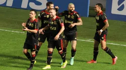 Confira o ranking com os times que mais marcaram gols até aqui no Campeonato Brasileiro 2021. (Foto: Fernanda Luz/AGIF)