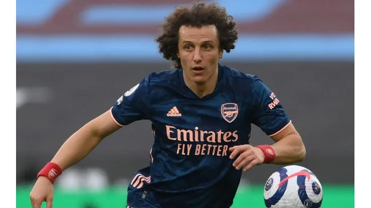 David Luiz durante jogo do Arsenal (Getty Images)