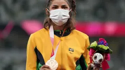 Jardênia Silva, que ganhou o bronze nesta terça (3), na prova 400m da classe T20. (Foto: Getty Images)