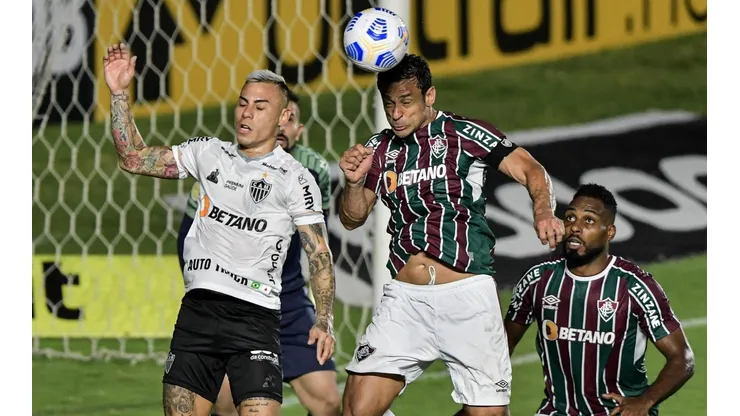 Fluminense e Atlético-MG ficaram no 1 a 1 em São Januário (Foto: Thiago Ribeiro/AGIF)