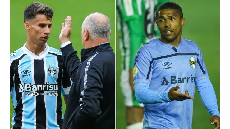Ferreira e Douglas Costa: Felipão acredita que pode recuperar dupla (Fotos: Pedro H. Tesch/AGIF)