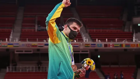 Daniel Cargnin conquistou o bronze em Tóquio (Foto: Getty Images)
