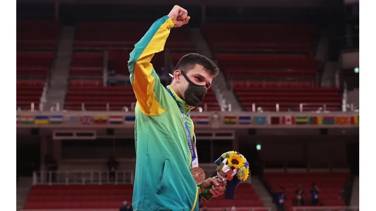 Daniel Cargnin conquistou o bronze em Tóquio (Foto: Getty Images)