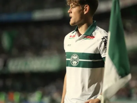 Luiz Henrique é tirado de jogo do Coritiba na Série B e acerta com Santos