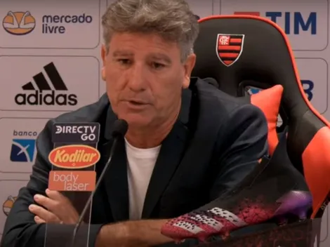 Risada de lado de Renato em feito épico pelo Flu dá o que falar em coletiva no rival; assista