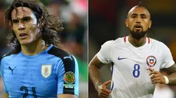 Uruguai e Chile se enfrentam nesta segunda-feira (Foto: Getty Images)