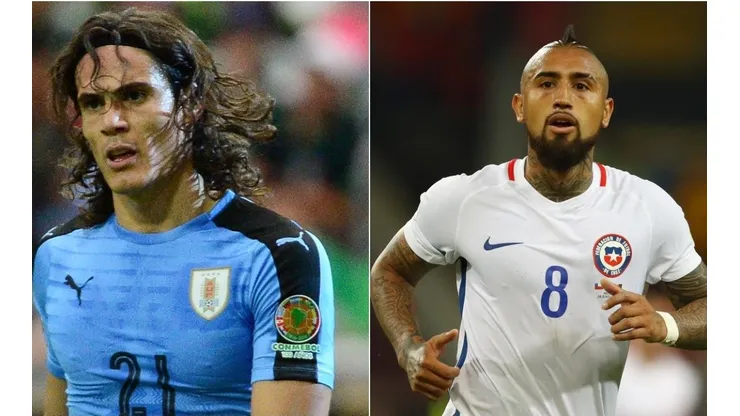 Uruguai e Chile se enfrentam nesta segunda-feira (Foto: Getty Images)